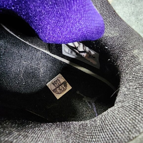 Nike Jordan size 6.5Y Son Of Low GS Shoes Black/Grape Ice-White 580604 008 - Picture 14 of 16